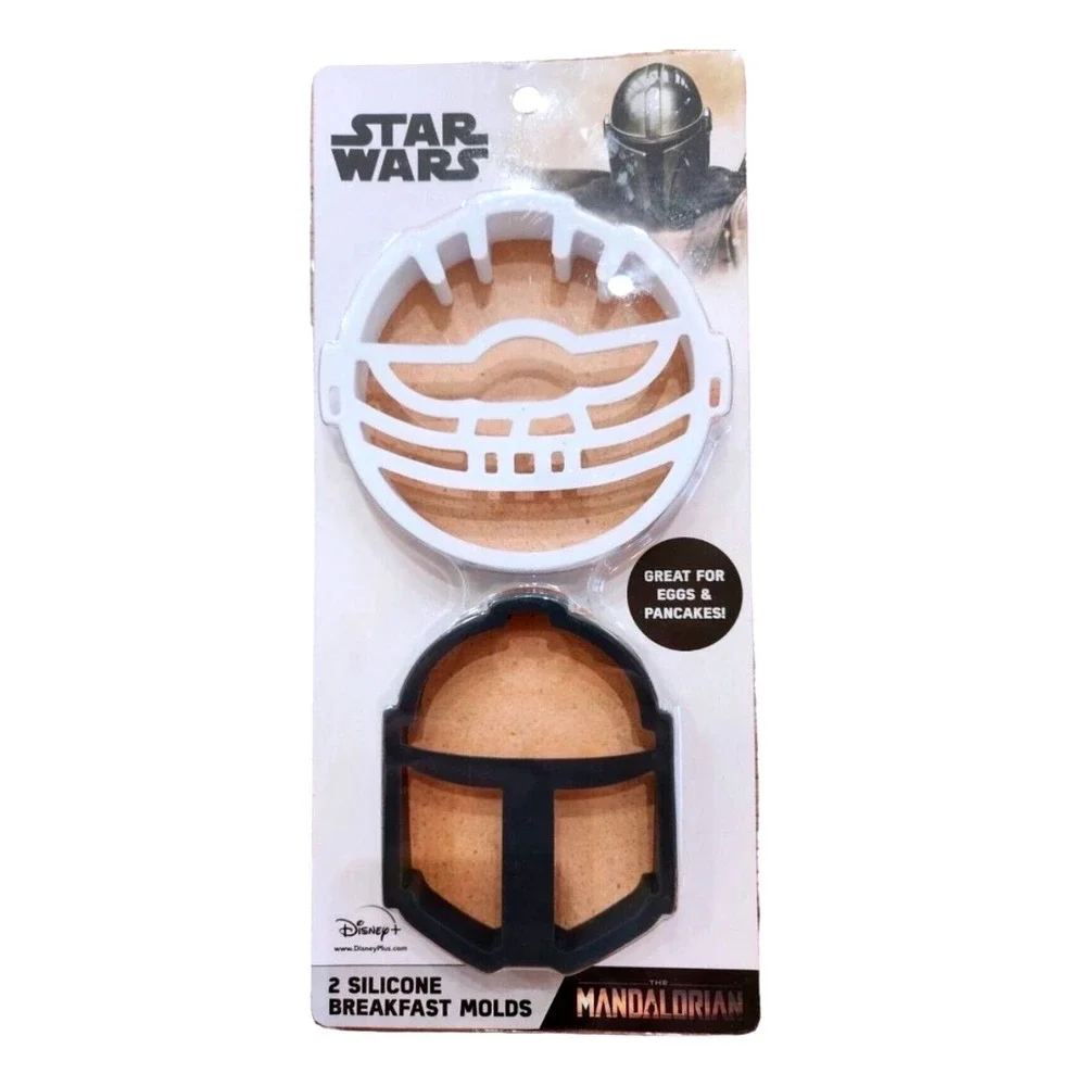 Star Wars The Mandalorian 2 Silicone Breakfast Molds Grogu Baby Yoda Pancake Egg